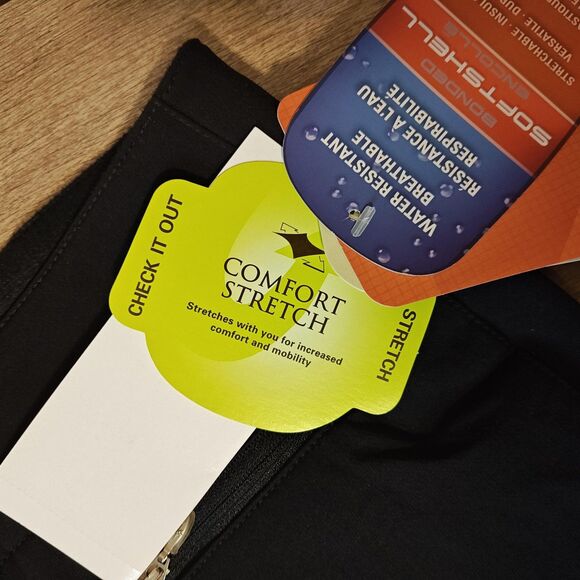 Columbia Softshell Pants Womens Medium Black Water Resistant Stretch SL8243 - Picture 7 of 14